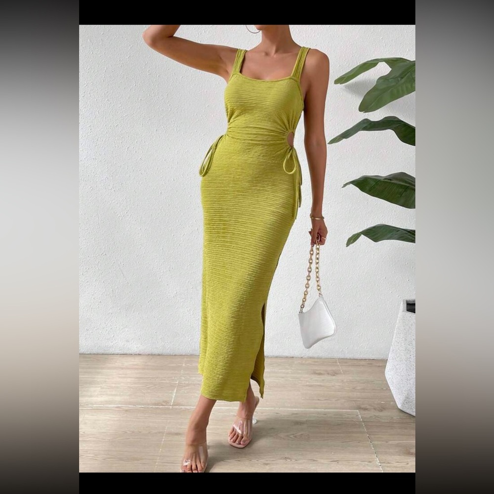 SHEIN Green Dress